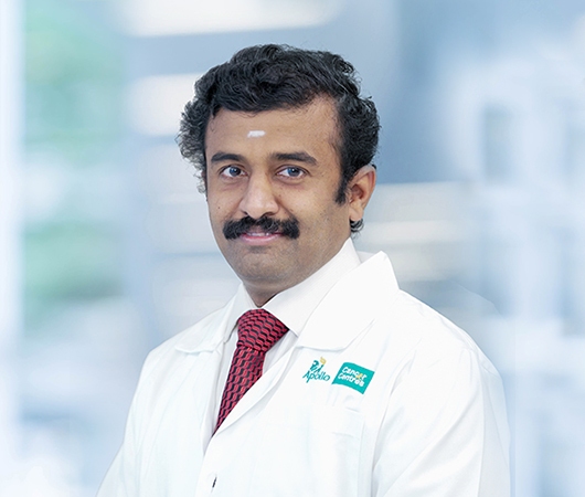 Dr. Kannan S, Consultant – Head & Neck Oncology and Skull Base Surgery, Apollo Cancer Centres, Chennai