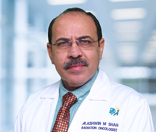 Dr. Ashwin Shah , Senior Consultant  – Radiation Oncology, Apollo Cancer Centres, Hyderabad
