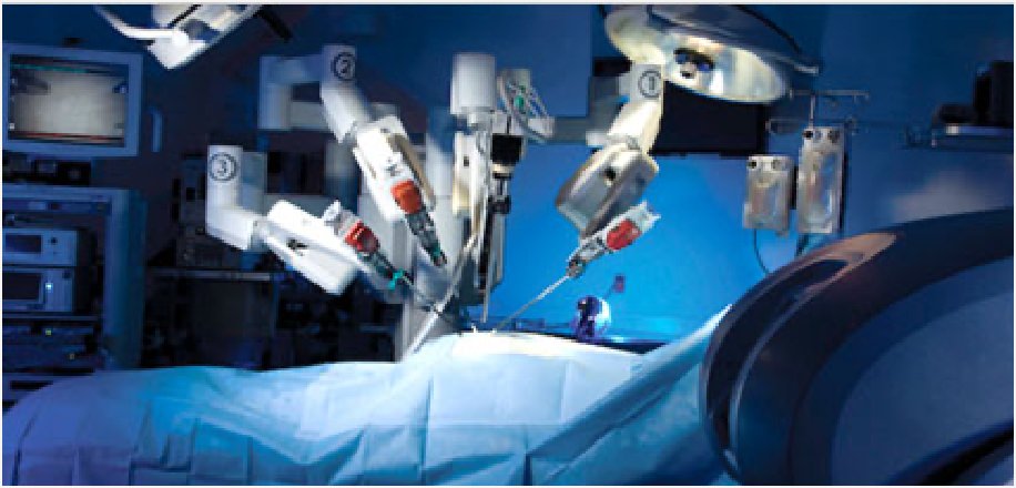 Robotic surgery technology in action