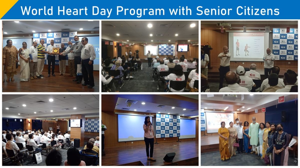 World Heart Day Program wiith the Senior Citizens