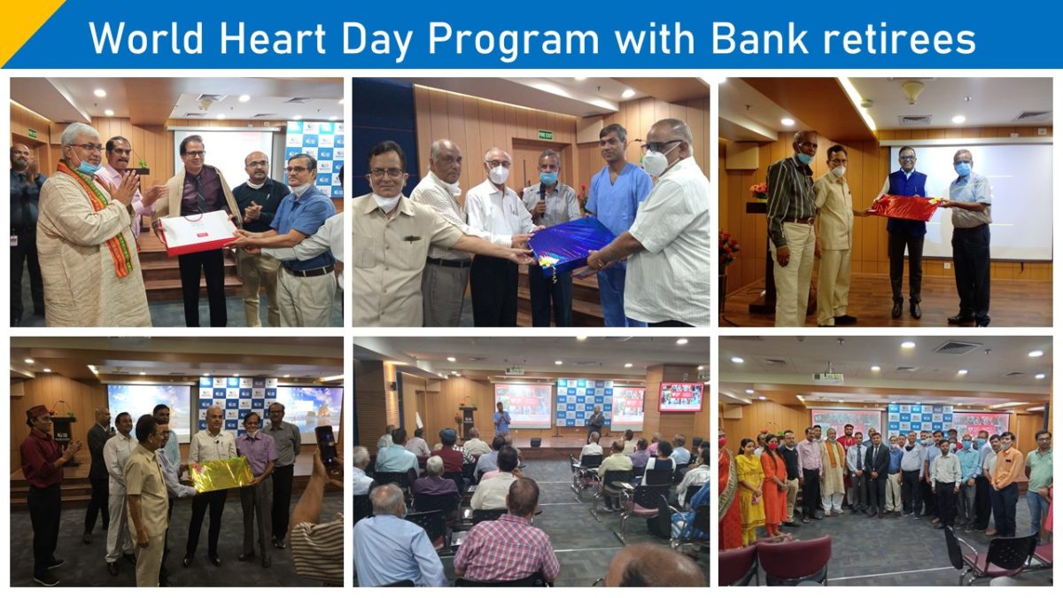 World Heart Day Program with Bank retirees