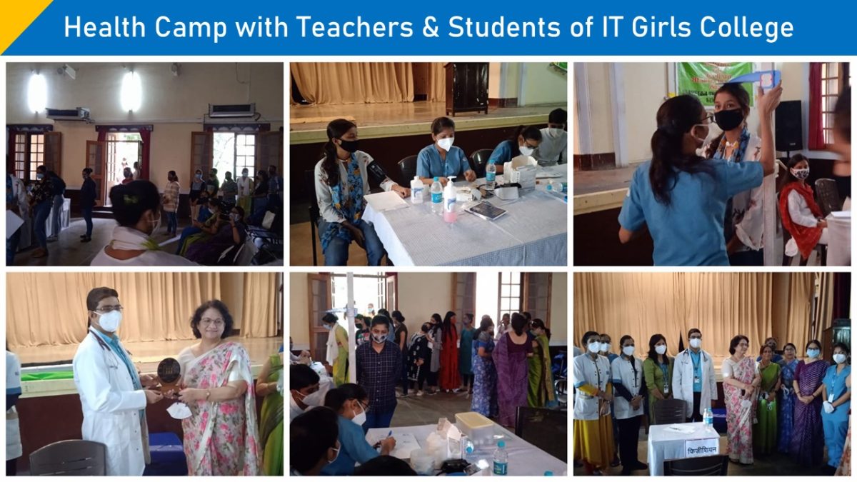 Health Camp with Teachers & Students of IT Girls College