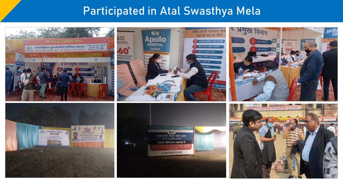 Participated in Atal Swasthya Mela Apollo Lucknow