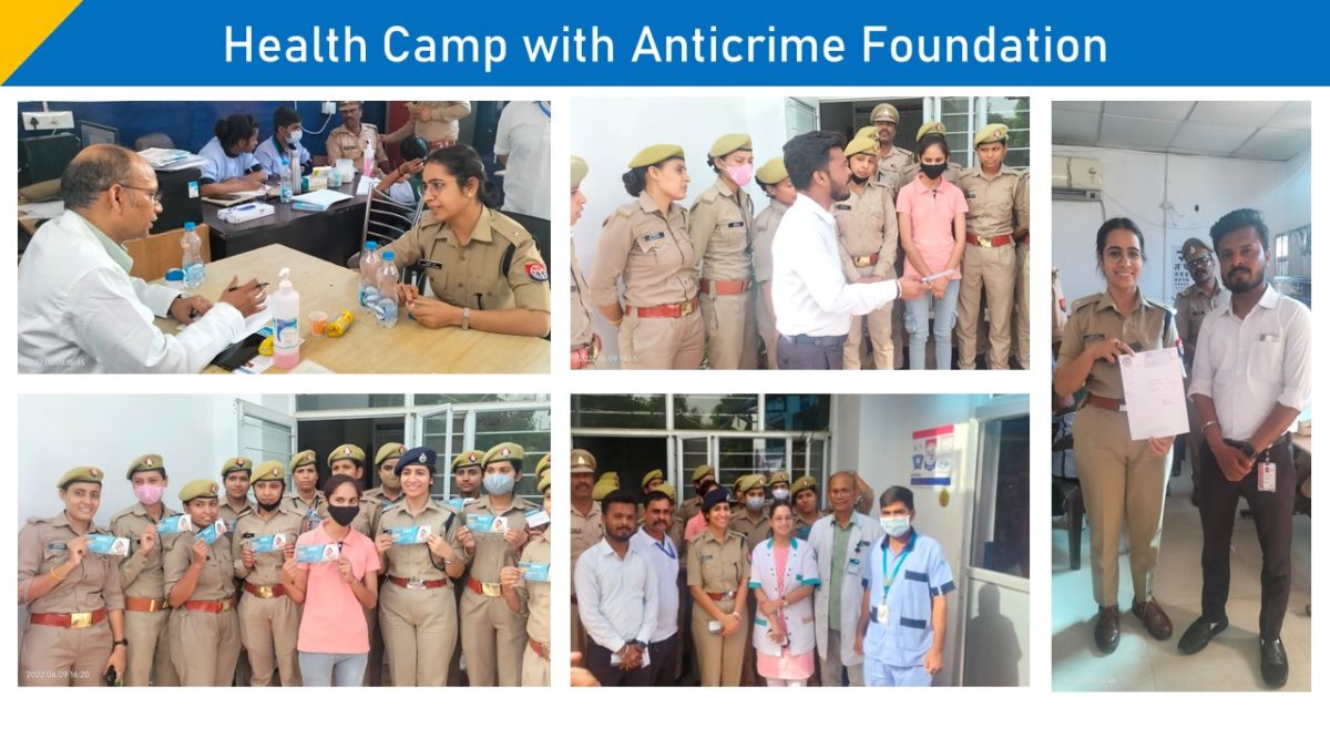 Health Camp with Anticrime Foundation - Apollo Lucknow
